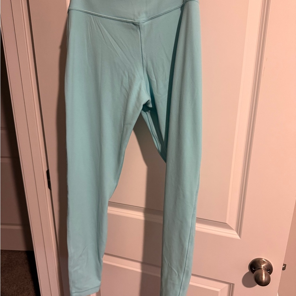 Lululemon Athletica Blue Leggings High Waist Stretch